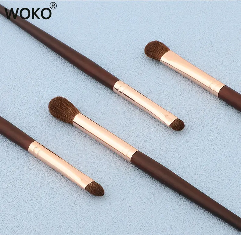 

4pc Eyeshadow Makeup Brushse Set Eye Shadow Crease Brush Precision Smudge Smoky Brush Soft Horse Hair Eye Detail Makeup Tool Set