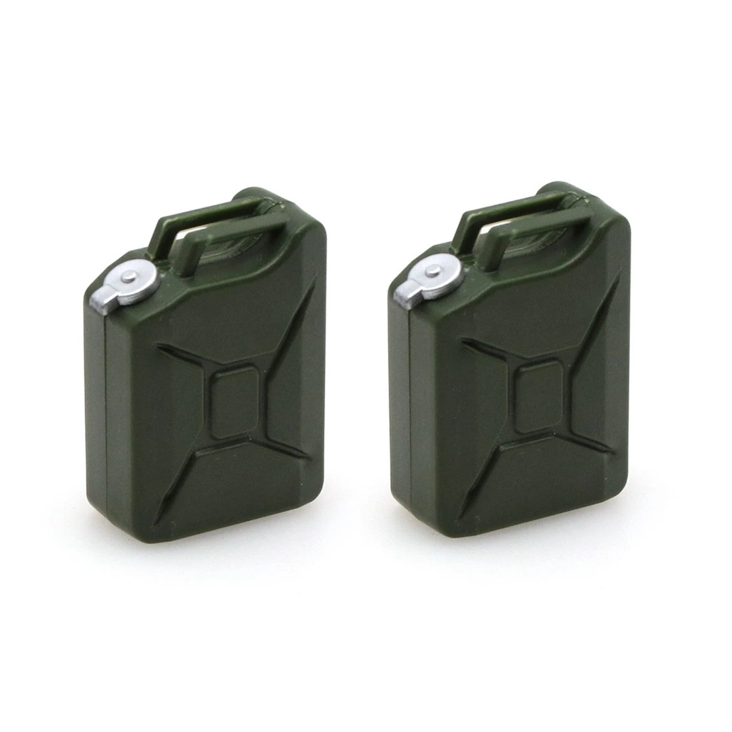 

2Pcs Mini Simulation Fuel Tank Decoration Tools for Axial SCX10 90046 AXI03007 Traxxas TRX4 TAMIYA D90 RC Crawler,Green