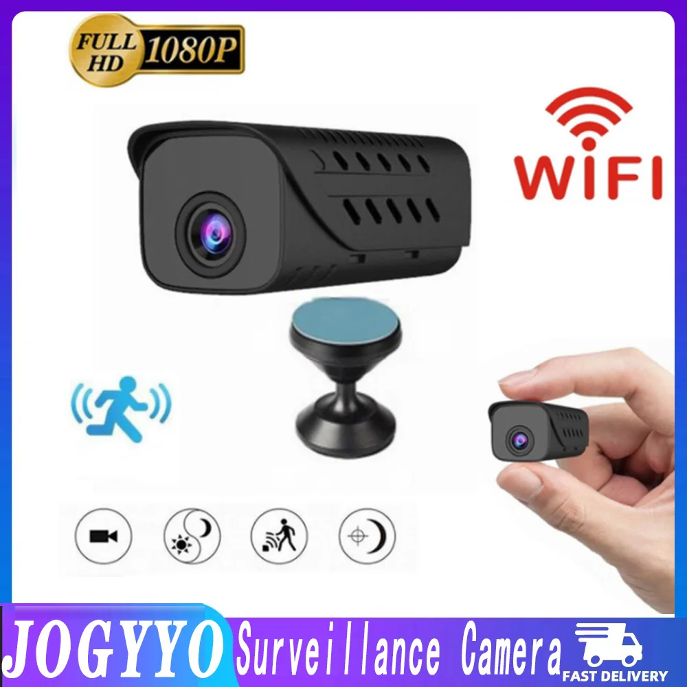 

Мини-видеокамера 1080P, Wi-Fi, ночное видение, поддержка TF-карты 128 ГБ