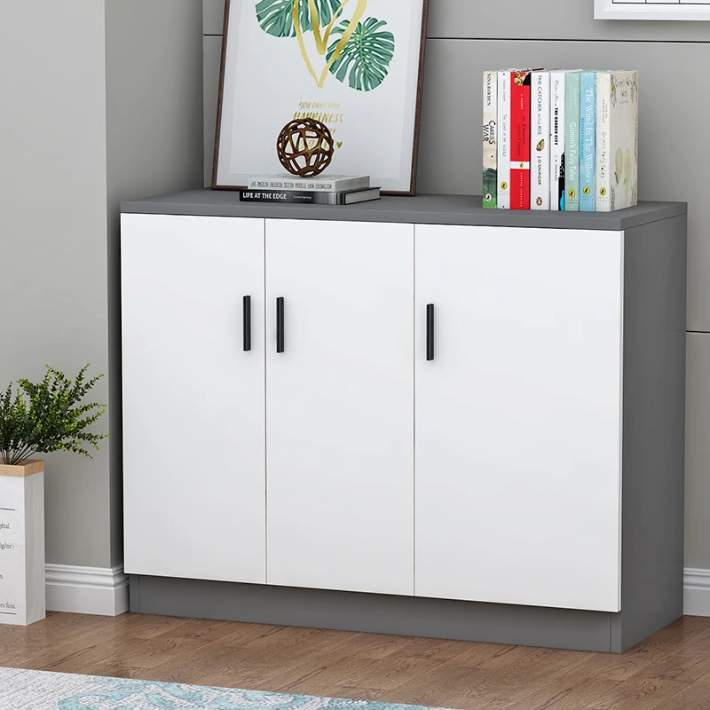 Design Rack Complete Cabinet White Storage Modern Shelves Nordic Small Kitchen Full Wooden Meuble Cuisine Furniture