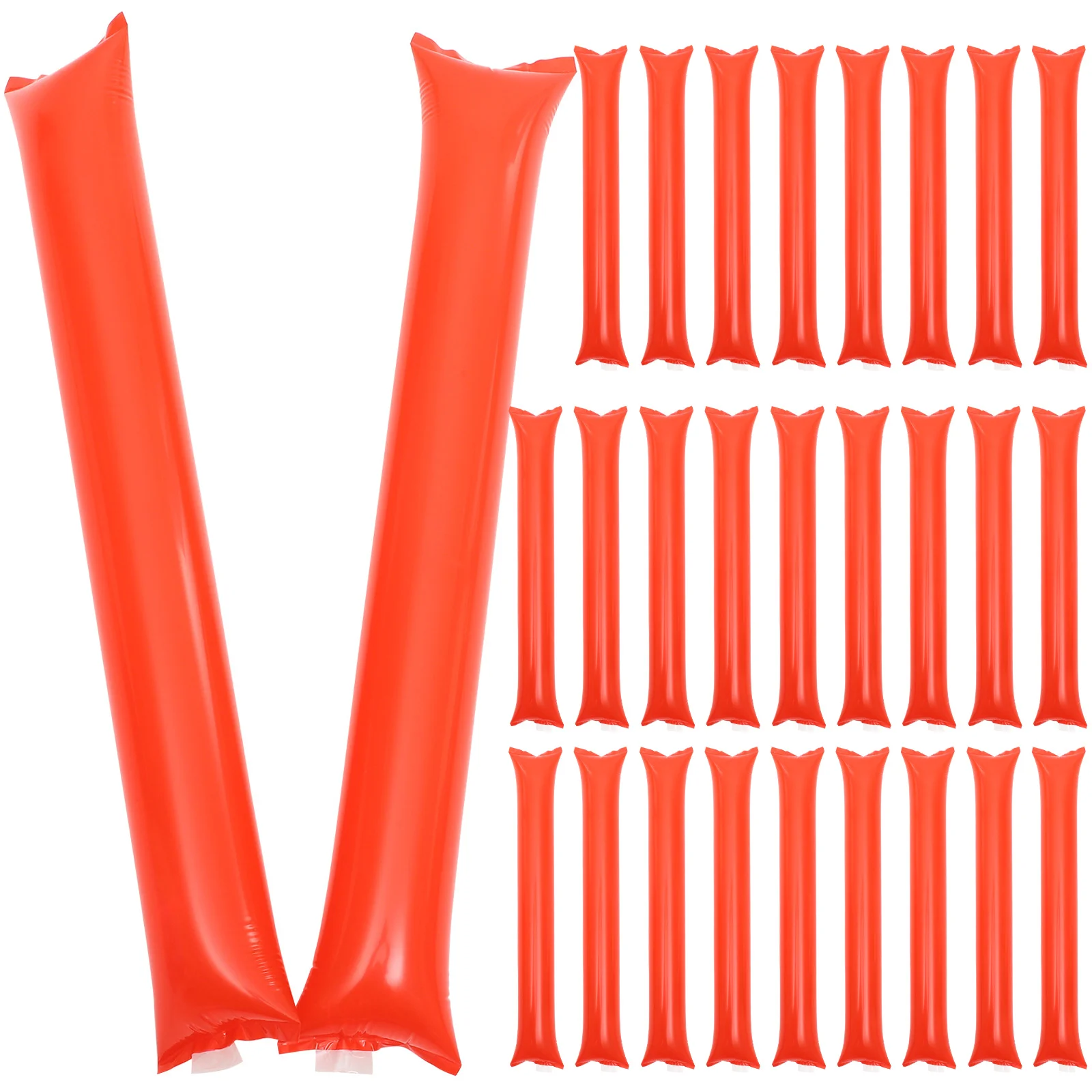 

40 Pcs Inflatable Stick Vermicelli Party Leaders Cheerleader Cheering Sticks Noise Maker Clappers Noisemakers