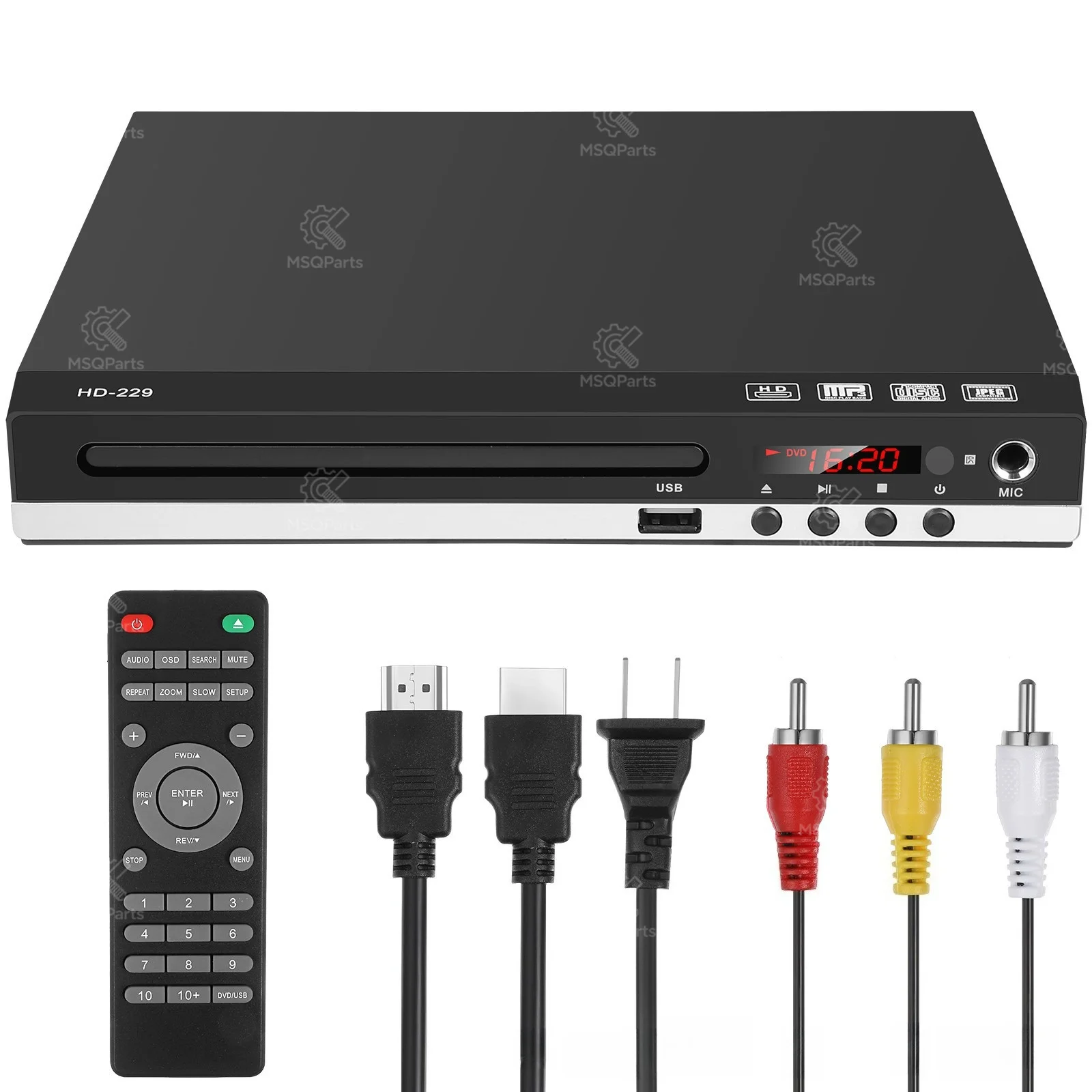 Домашний проигрыватель DVDEVDVCD высокой четкости, мини-проигрыватель CD HD229 M218 (art.: 3920dac7bcaae) - 3920dac7bcaae