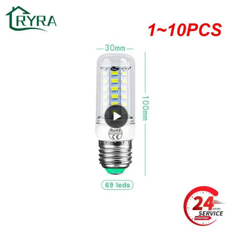 

1 ~ 10 шт. 5730 E27 Φ лампа в виде кукурузы, энергосберегающие лампы, лампа в виде лампы 110 В, 220 В