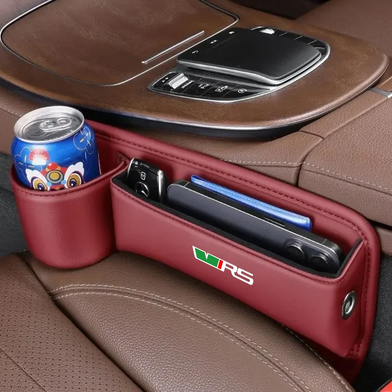 Органайзер для автомобильного сиденья кожаный боковой карман хранения с