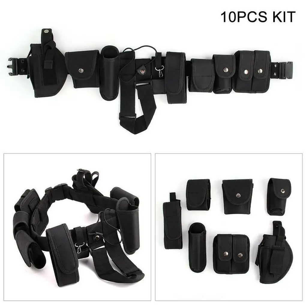 

Adjustable Belt Professional Waist Bag Breathable Polices Belt Multifunctional aistband Security Guard Sport Enthusiasts