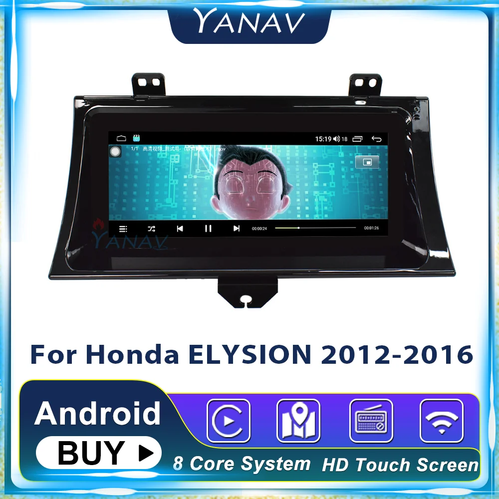 

Android GPS Navigation Car Radio For Honda ELYSION 2012-2016 Auto Audio Multimedia MP3 Player HD Touch Screen Stereo Receiver