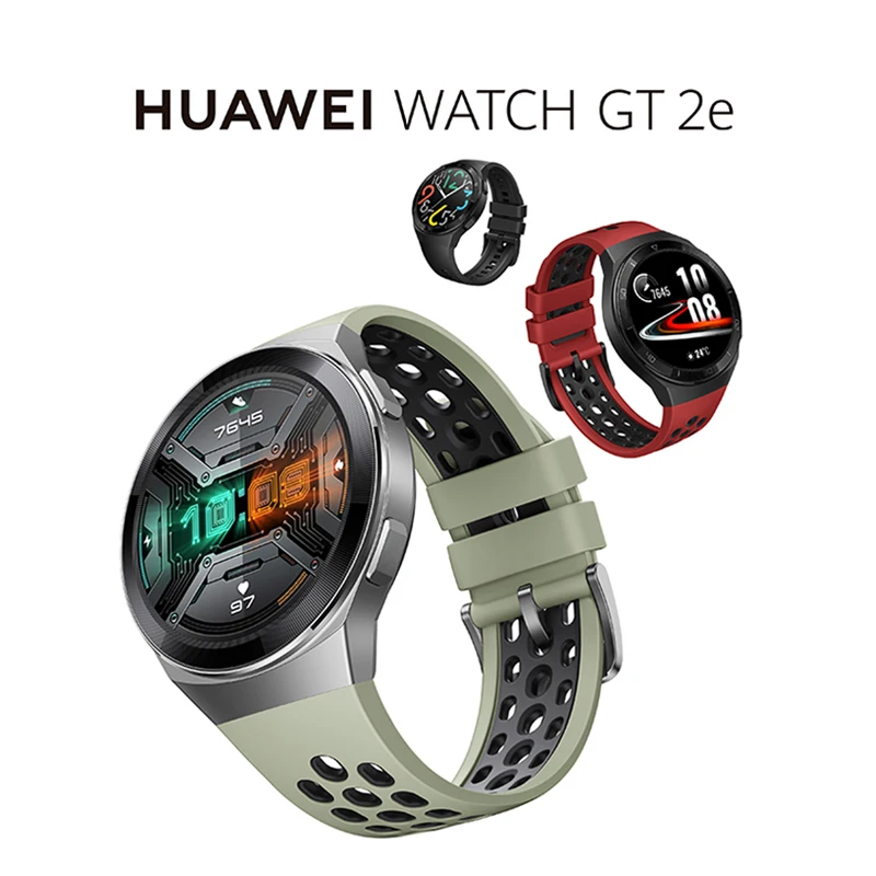 Оригинальные Смарт-часы HUAWEI GT 2e 100 спортивные режимы gt2e 5ATM 1 39 дюйма AMOLED 2 недели