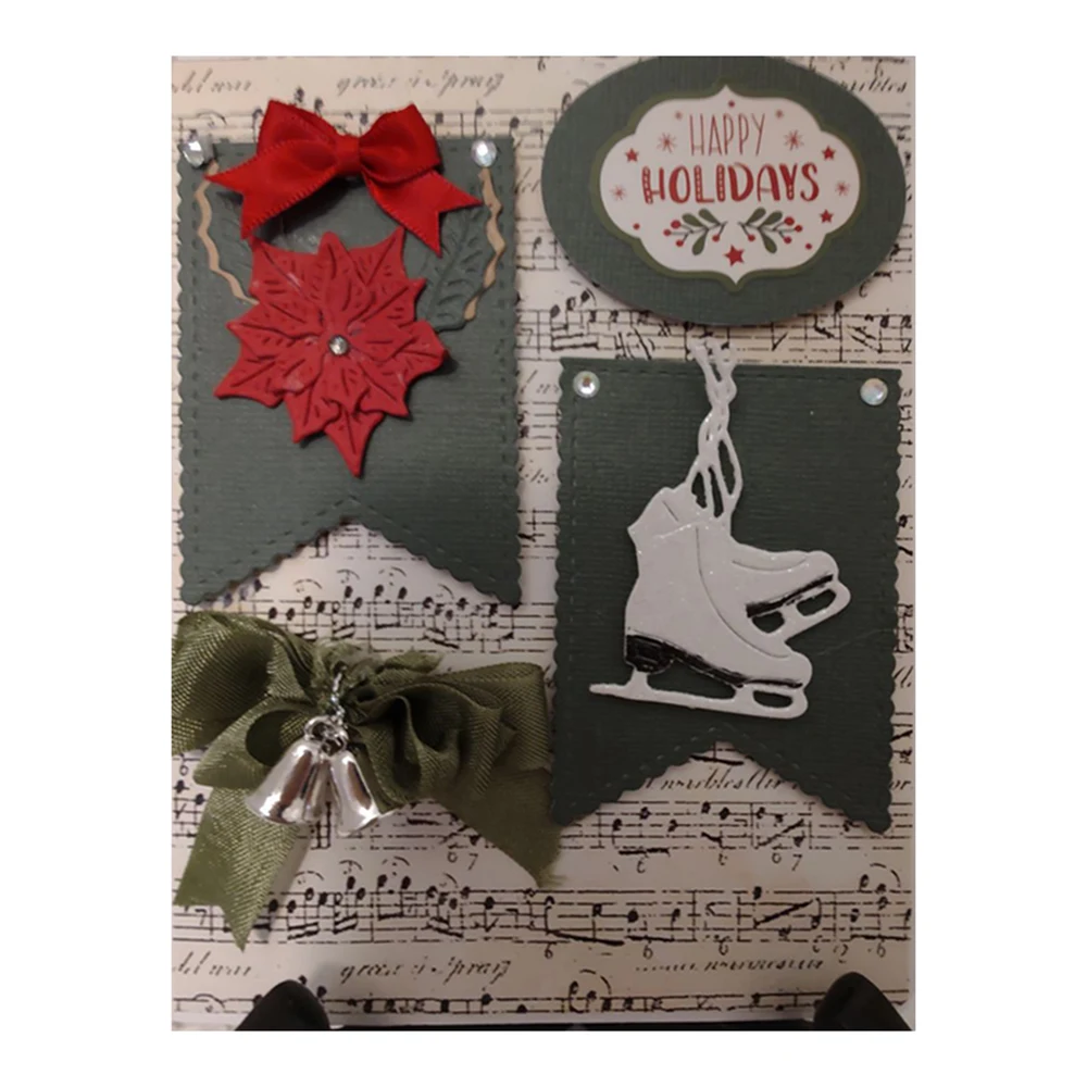 

Cutting Dies New 2023 Card Making Scrapbooking Die Cut Card Border Background Slimline Dies