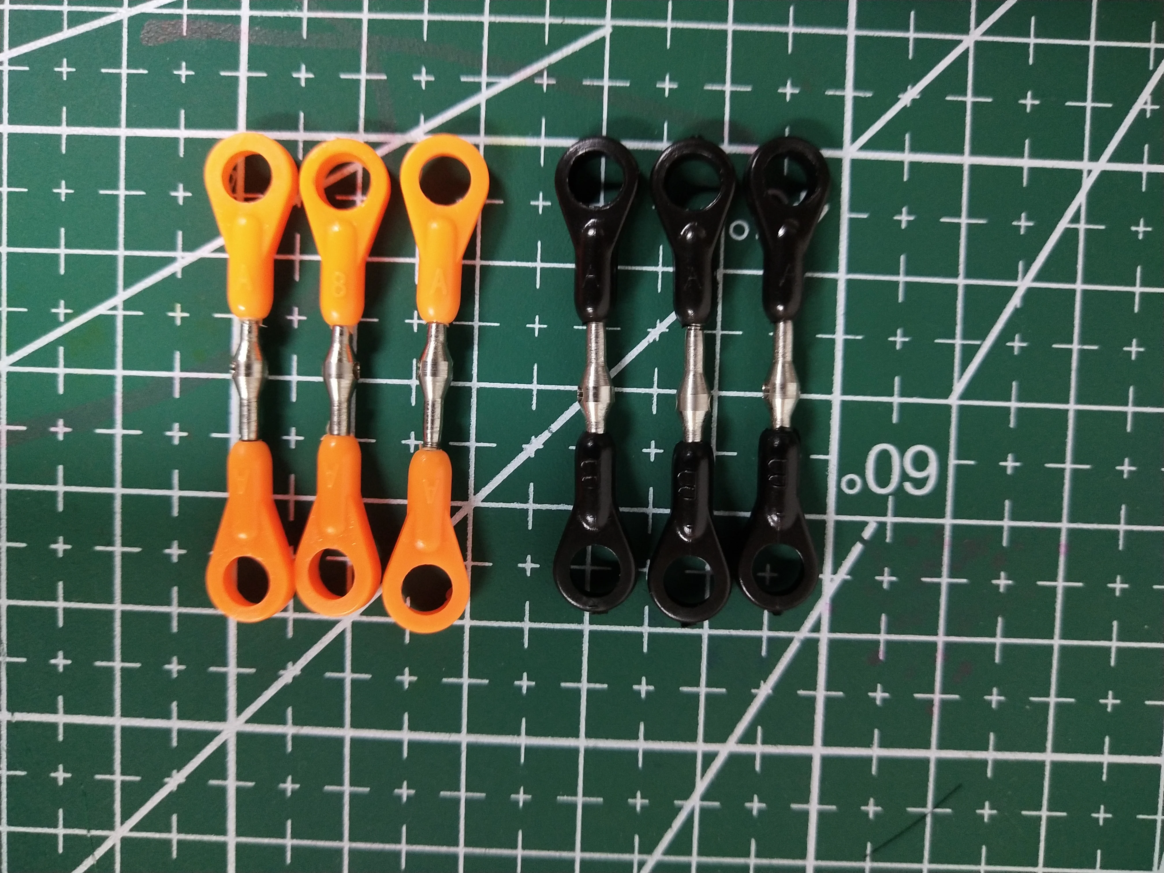 Tarot 450 Вертолет без катушки W/Обратный винт Резьба Swashplate Связь стержень части для