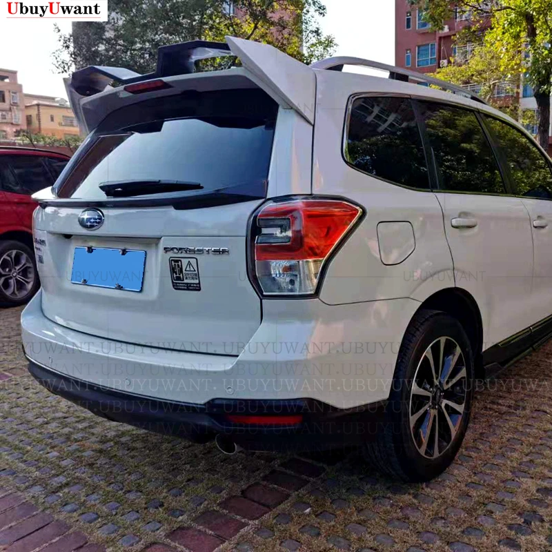 

Задний Средний спойлер UBUYUWANT для Subaru Forester, задний спойлер из натурального углеродного волокна для багажника Forester 2013-2017