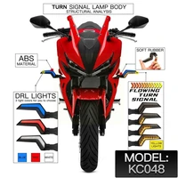 motorcycle turn signals lights led flasher sequential flowing lamps drl red directional accessories yellow universal indica r4c5