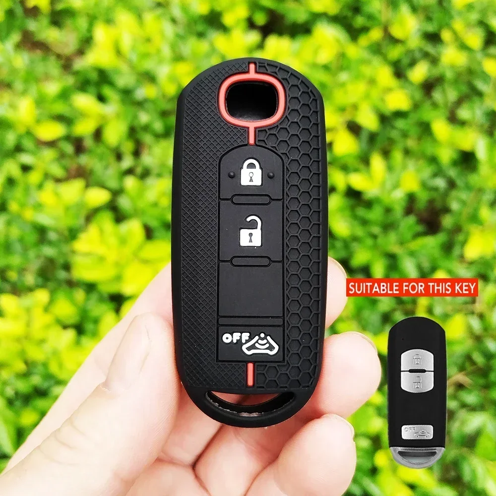 Силиконовый чехол для дистанционного ключа MAZDA CX-5 CX-3 2 3 5 6 CX-7 CX-9 Demio Speed Miata MX5 Чехол 4