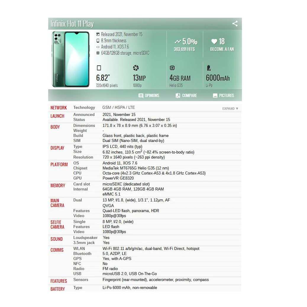 Для Itel P36 Play Vision 1 X657 Hot 10 11 10i X659 ЖК-дисплей + Φ Pro |