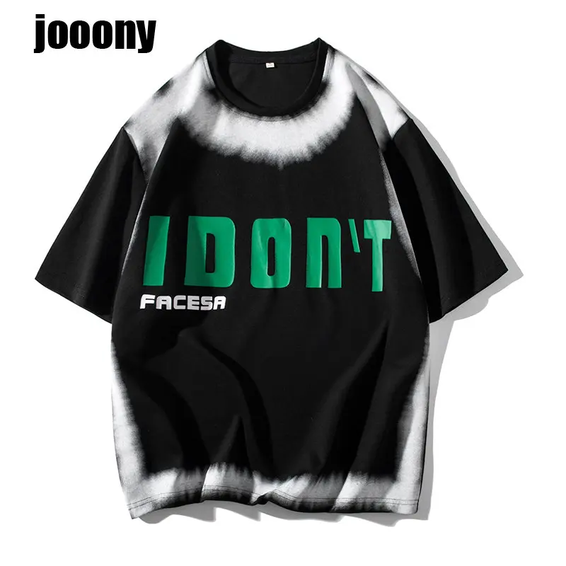 

Hip Hop Street Clothes Printing Boys Round Neck Retro T-shirt Streetwear Tees Top Men Summer Fashion Versatile T-Shirt Harajuku