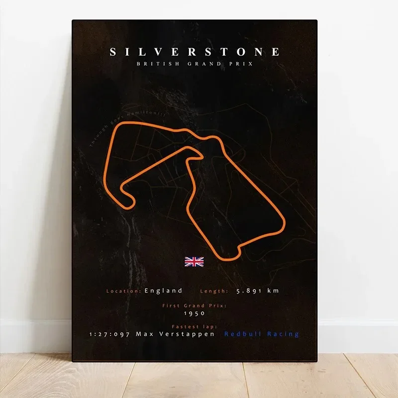 Картина на холсте с рисунком красного быка в стиле ФК Формула 1