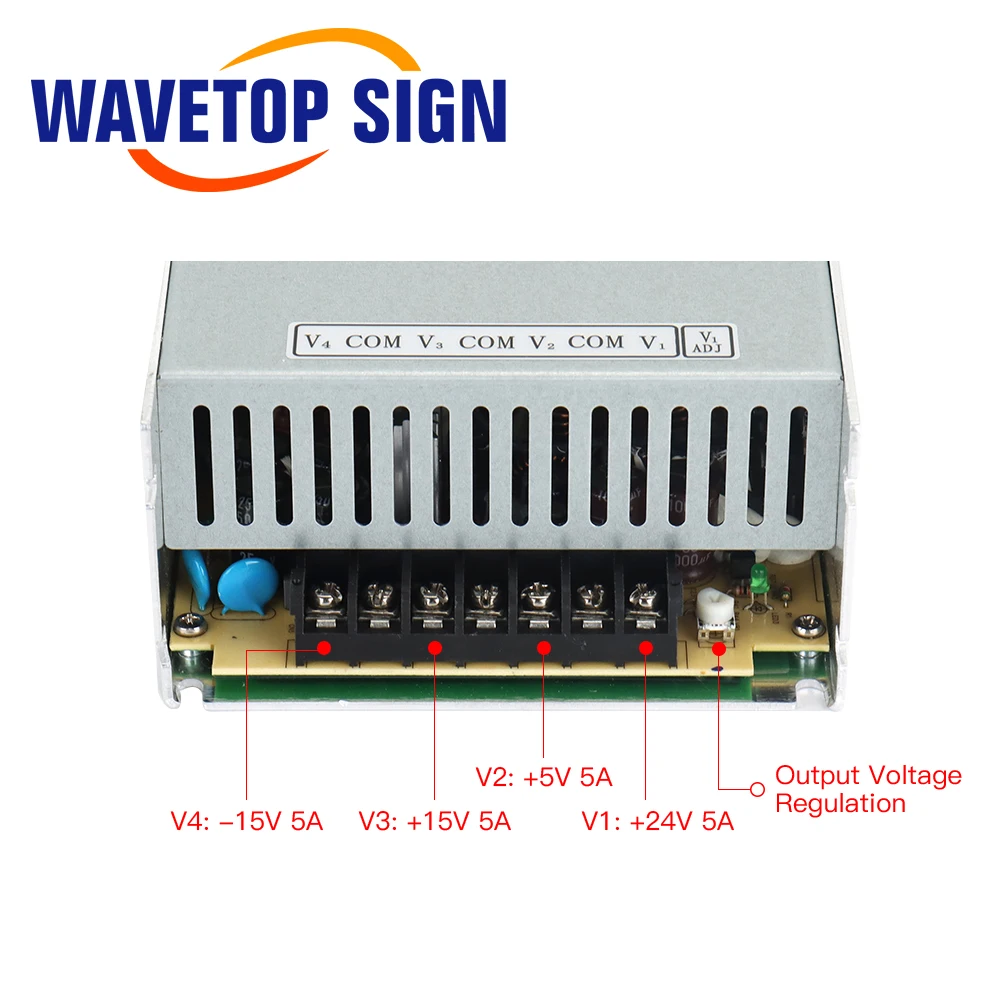 Импульсный источник питания WaveTopSign тройной выход HF500W-QV А 24 В 15 5 для лазерной