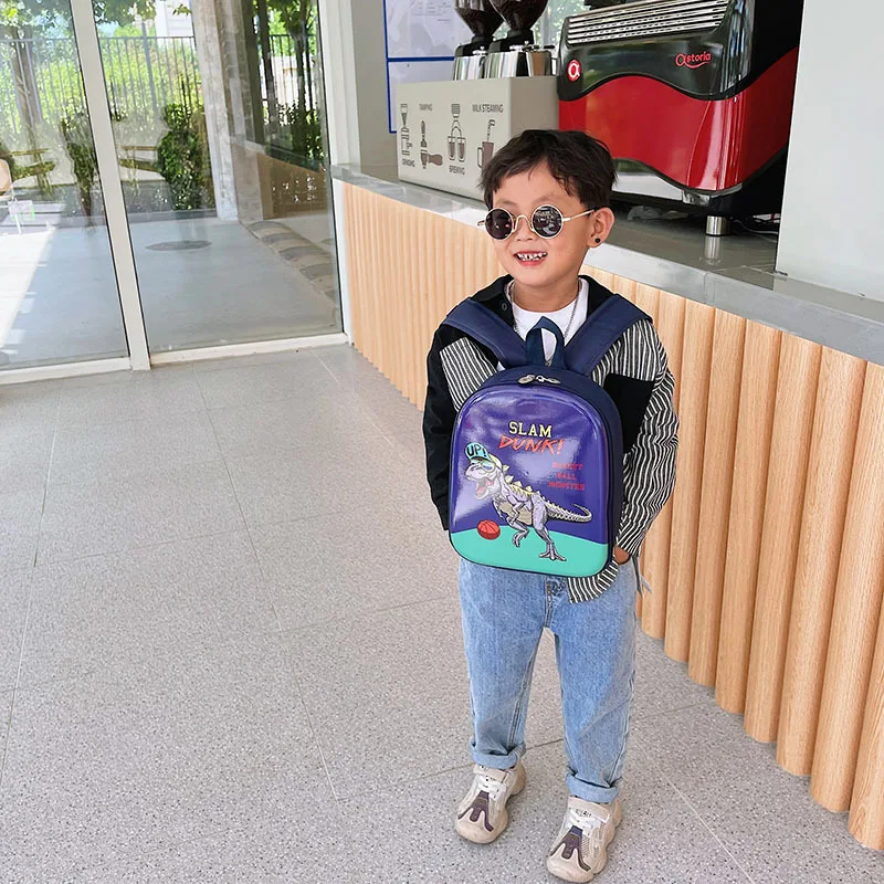 New 2022 Children Princess Schoolbag Cartoon Animal Eggshell Kids Backpacks Dinosaur Backpacks In Kindergarten Boy Girl Backpack
