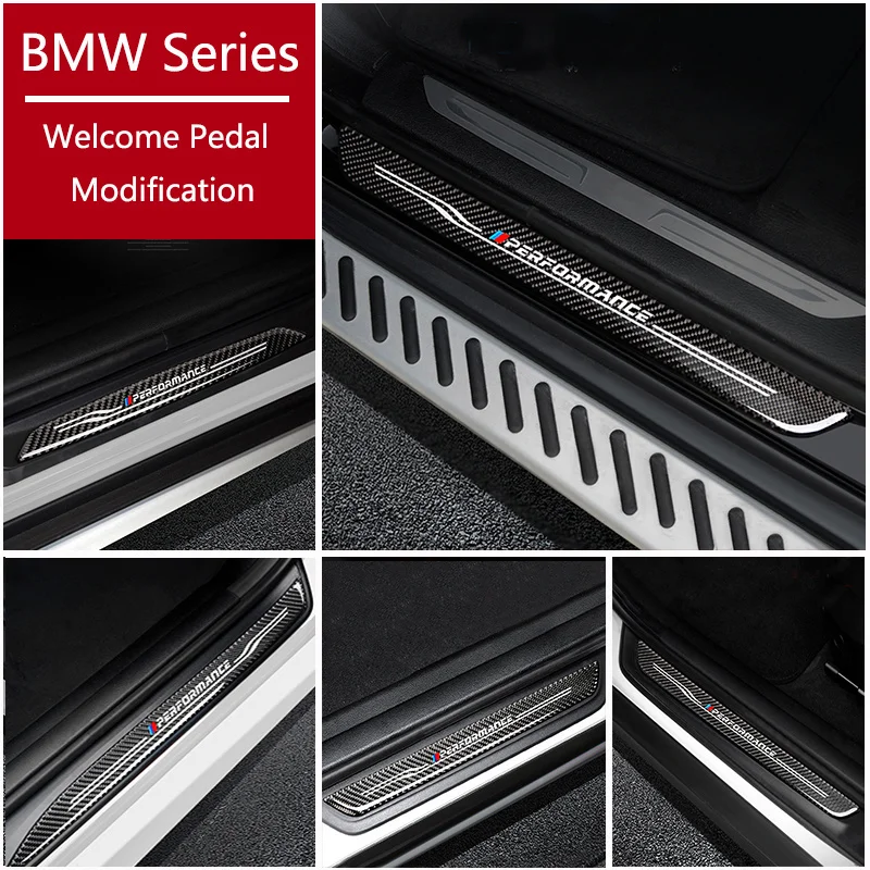 

Car Styling Door Welcome pedal Threshold Bar cover trim strips For BMW X5 X6 E70 E71 E84 E90 F10 F15 F16 F20 F30 F32 F34 F25 F26