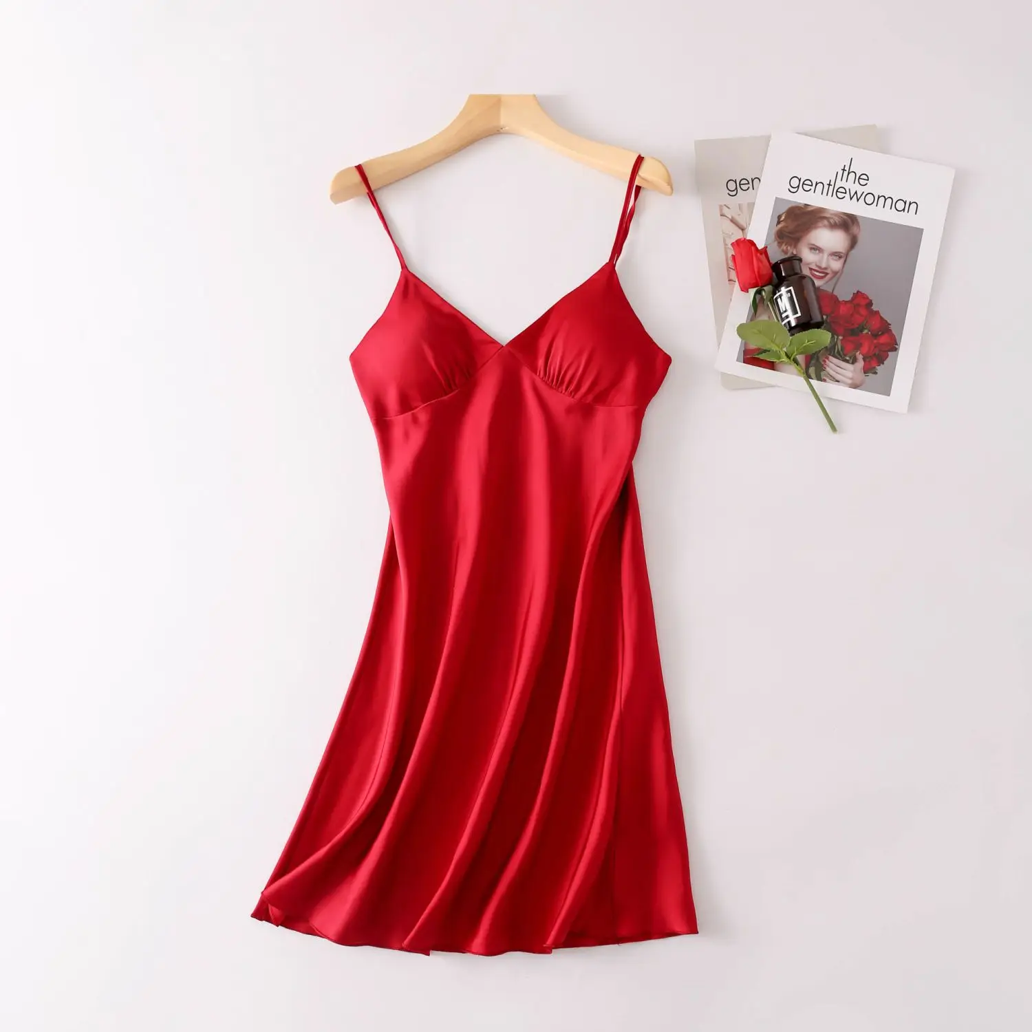 1 Dressing gown woman spring autumn summer ice silk wedding pajamas, bridal dressing gown, bridesmaid bathrobe, house wear