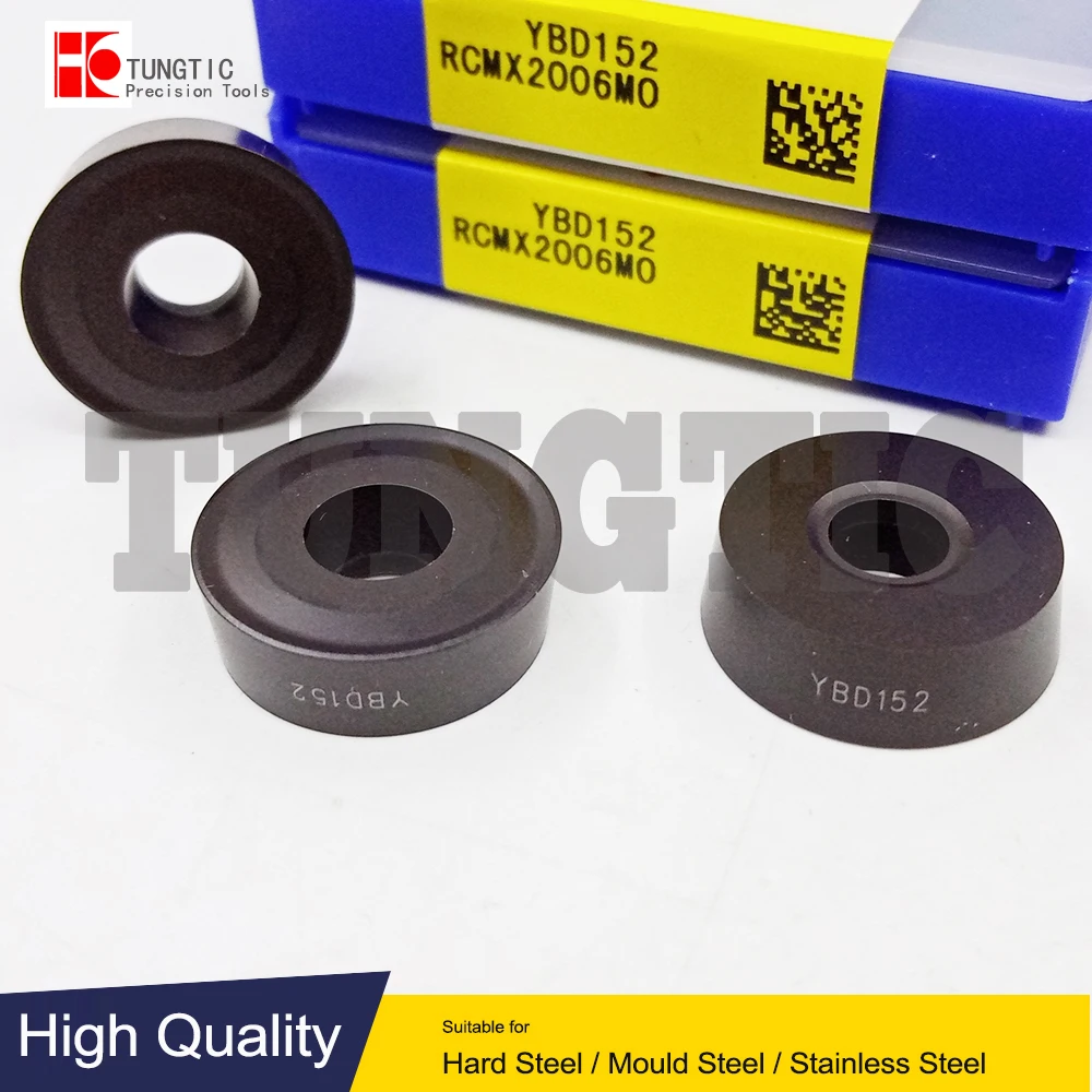 

RCMX2006MO YBD152 Milling Cutter CNC Tool Lathe Machining Tools Lathe Cutting Tool Metal Turning Tools Inserts RCMX 2006MO