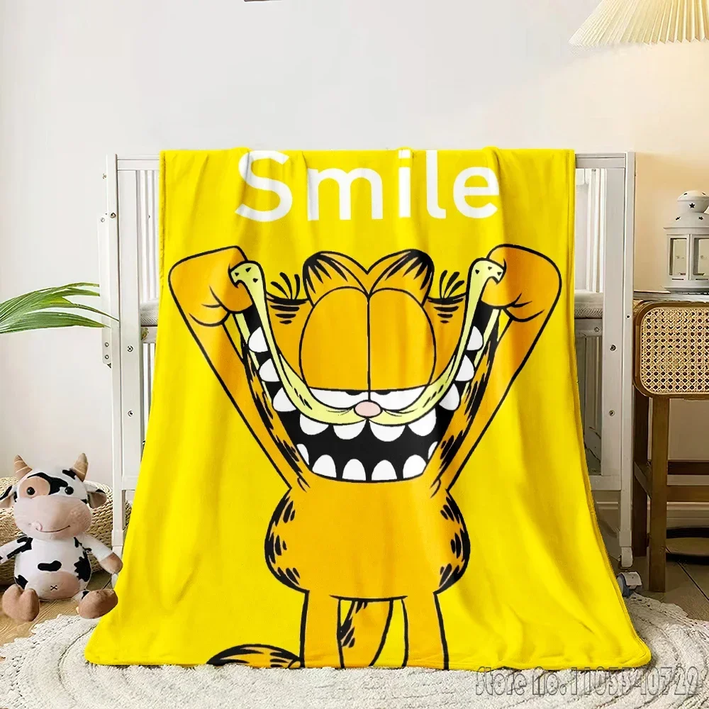 Мультяшное домашнее милое детское одеяло с 3D принтом G-Garfield украшение для кровати