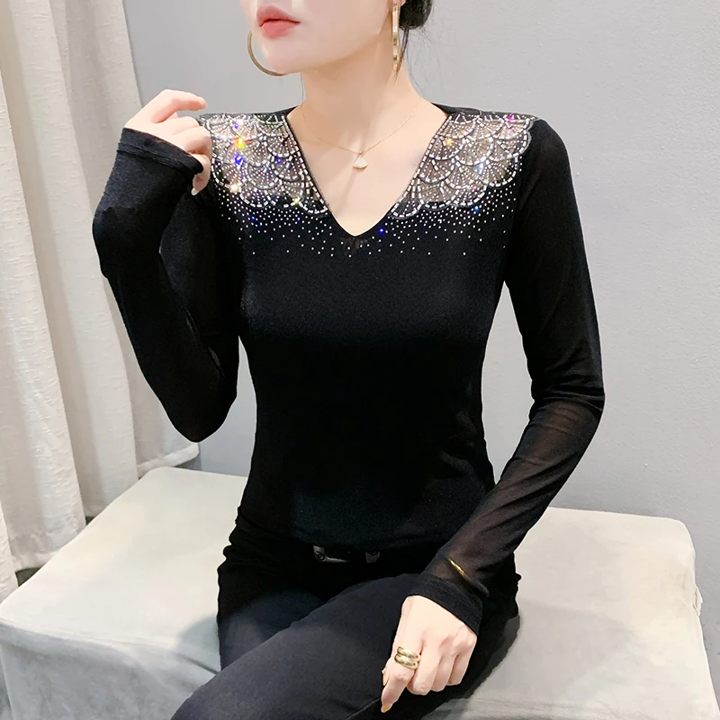 Женская футболка FGLAC весенне-осенняя полиэстер+спандекс M-3XL