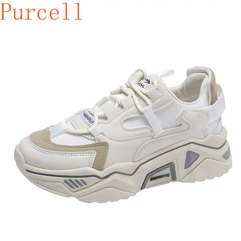 Women's heightened casual shoes sneakers 2023 new spring and autumn ladies running shoes