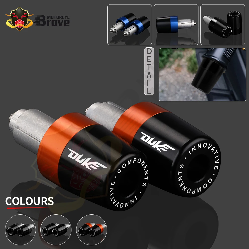 

Motorcycle Accessories CNC Aluminum Handle Bar End Handlebar Grips Cap Plug For KTM DUKE DUKE690 Duke 790 890 duke 690 790 890