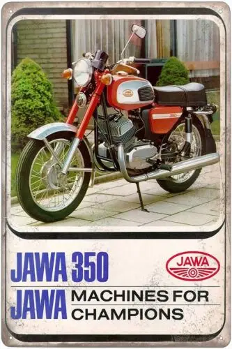 

Металлическая вывеска Jawa 350 Type 634