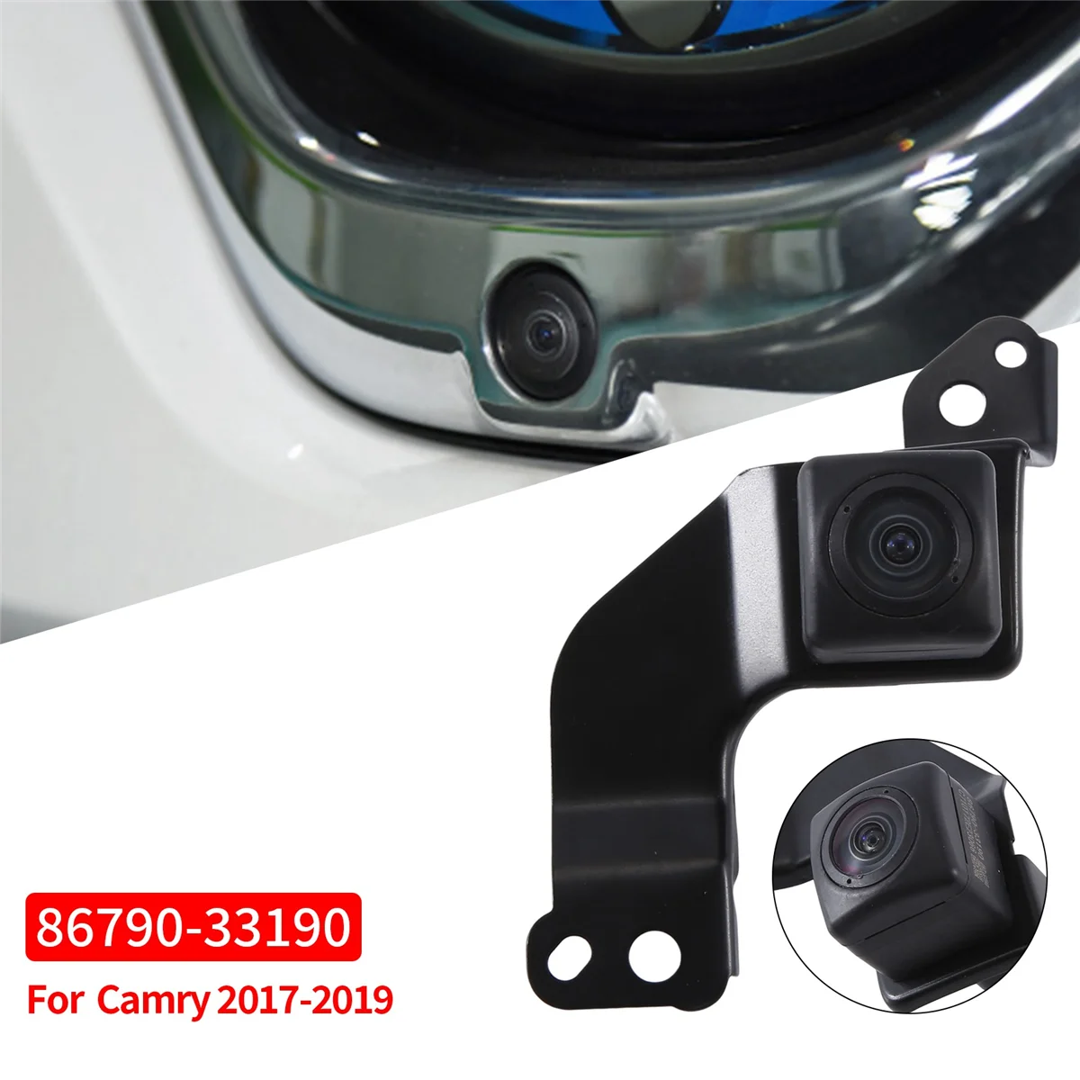 Автомобильная камера переднего вида на решетке 86790-33190 для Toyota Camry Hybrid MXVA71 AXVA70 AXVH7