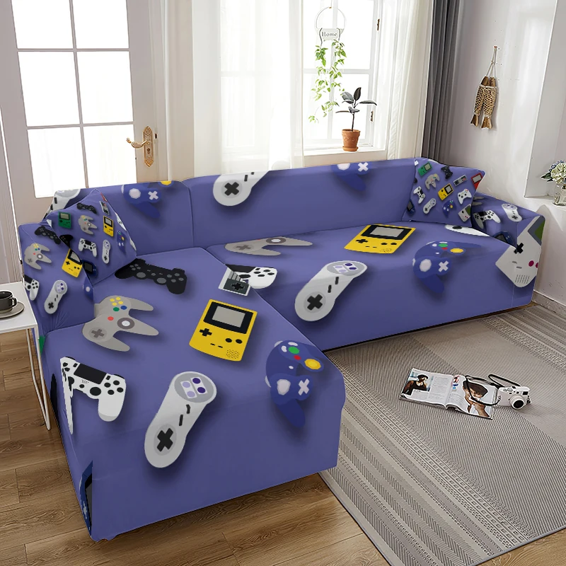 

Новинка, чехол для дивана с игровым контроллером, украшение для дома, большие диваны, обложки для дивана в гостиную