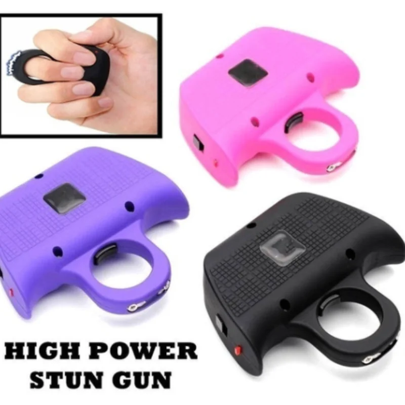

Women's Self-defense Portable Mini Streetwise Sting Ring with Caribiner Clip Finger Buckle Case