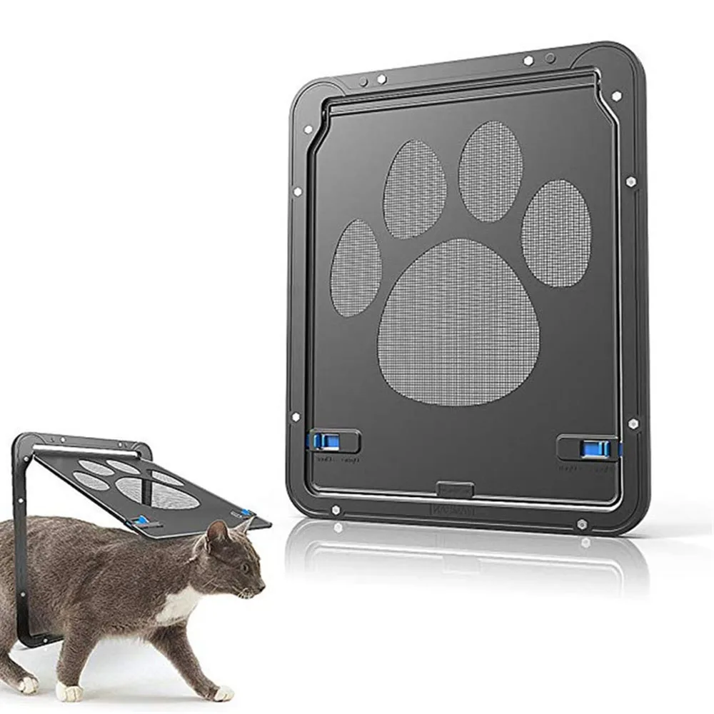 

Pet Screen Door Automatically Closes Small And Medium-Sized Cats And Dogs Steel Screen Door Anti-Grip Anti-Mosquito Abs Doorway