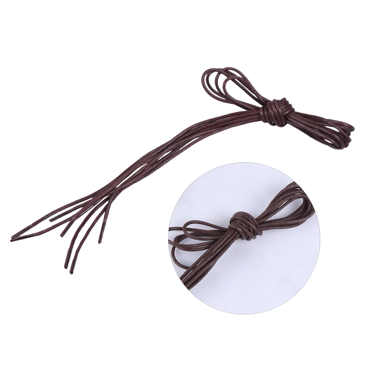 10 Pairs Black Work Boots Round Shoe Laces Dress Shoes Accessories Waxed Shoelace Shoelace Cord
