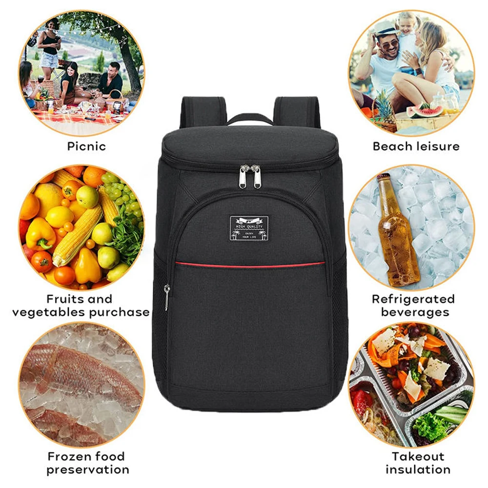 

Складная Термосумка для пикника, 20 л, 24 банки, 100% дюймов