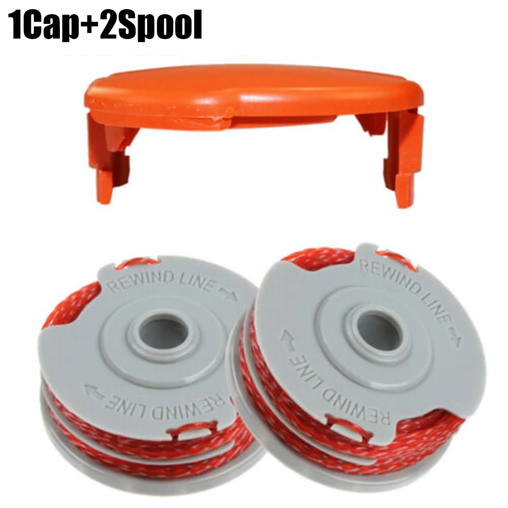 

3Pcs/set Strimmer Trimmer Spool & Line For Flymo Contour 500 Power Plus 500 & 500XT Garden Power Tool Accessories Replacement