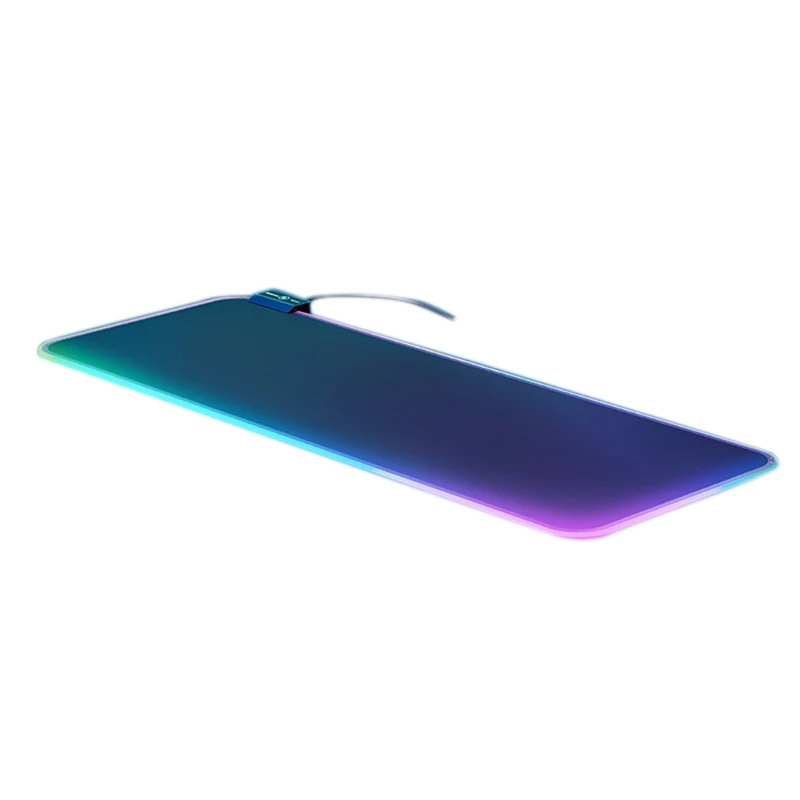 Mouse Pad Rgb Oversized Luminous Led Non Slip Rubber Base Computer Keyboard Pad Gaming 800X300X4mm
