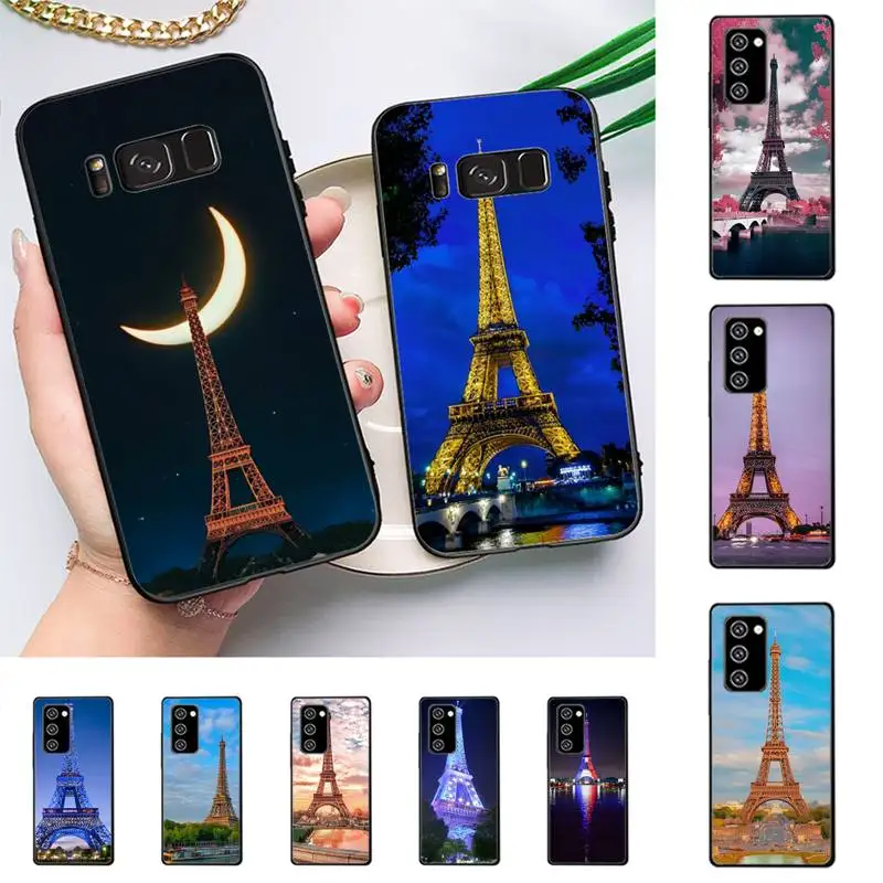 

Romantic Paris Eiffel Tower Phone Case For Samsung Galaxy Note 10Pro Note20ultra note20 note10lite M30S Coque