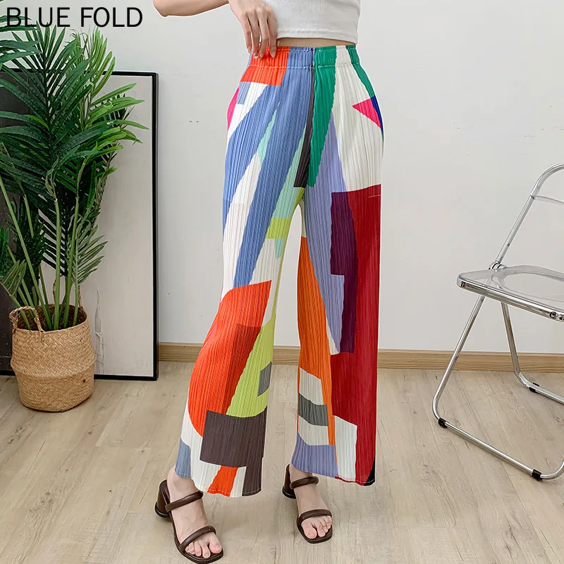 Высококачественные плиссированные универсальные повседневные брюки для женщин