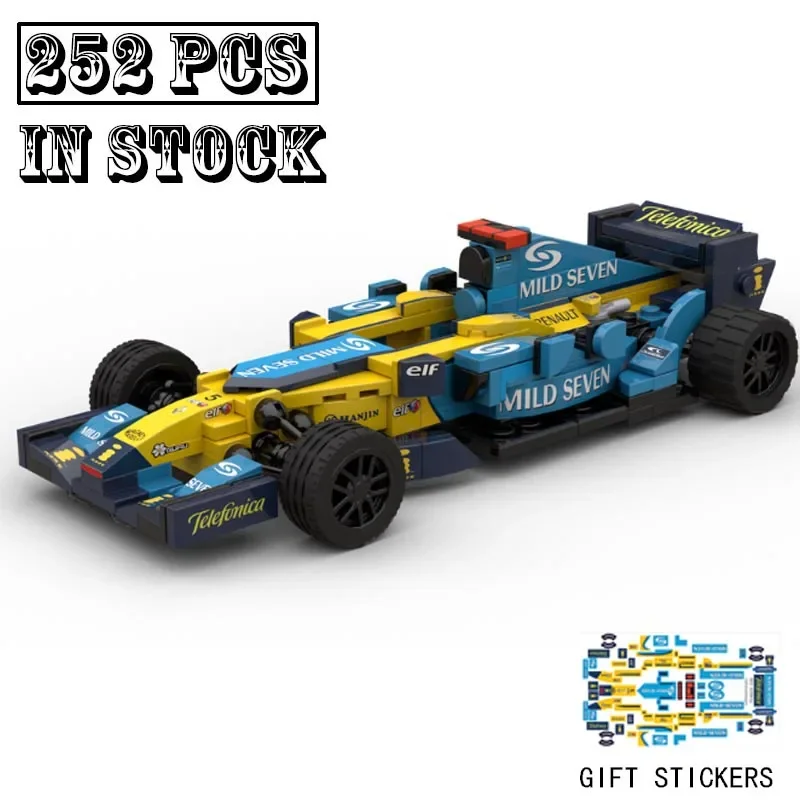 Новая модель Testarossa MOC-82098 SuperR25 Monza SuperRace автомобиля Строительный набор создающий