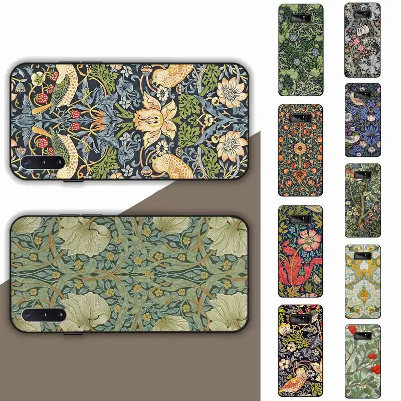 

Strawberry Thief Phone Case For Samsung Note 8 9 10 20 pro plus lite M 10 11 20 30 21 31 51 A 21 22 42 02 03