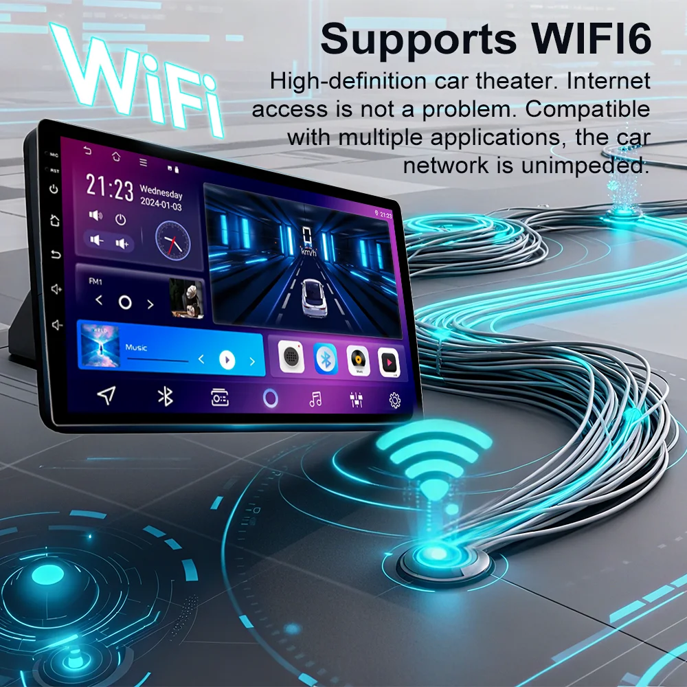 Фото Автомагнитола Android 16 с CarPlay для Mitsubishi Eclipse Spyder 2005-2012, мультимедийный плеер, стереосистема, Bluetooth, навигация №4