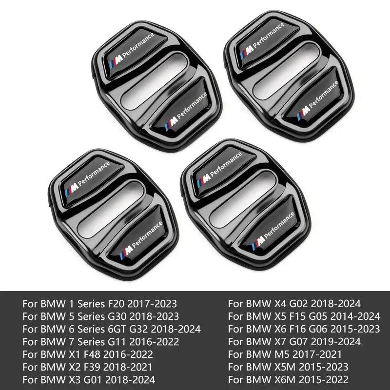 

BMW 4 шт. наклейки на дверной замок автомобиля для BMW 3 5 серии X1 X3 X4 X5 G20 G32 F48 G01 G02 F15 G05 G07 G11 G22 G26 G45 U10 U1