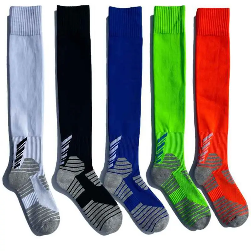 Football Socks Adult High Top Socks Student Training Thickened Towel Sole Sports Socks Over Knee Adult Basketball Socks
