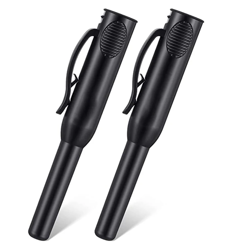 

2 Pcs Carpenter Pencil Holders Deep Hole Mechanical Marker Stand With Pocket Clip,For Carpenters Woodworkers Architect