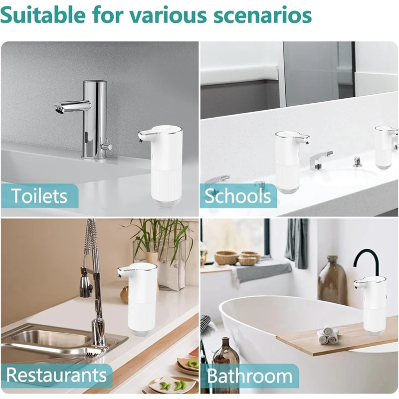 Автоматический Бесконтактный Диспенсер для мыла регулируемый кухни и ванной