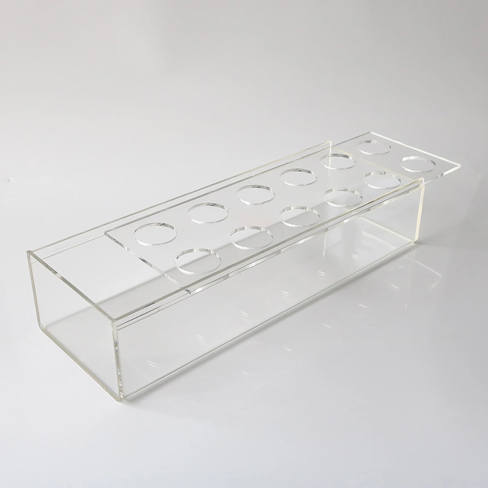 

Clear Acrylic Vase Center Decor Rectangle Long Decoration Vase Wedding Party Decoration Hydroponic Vase High Quality Durable