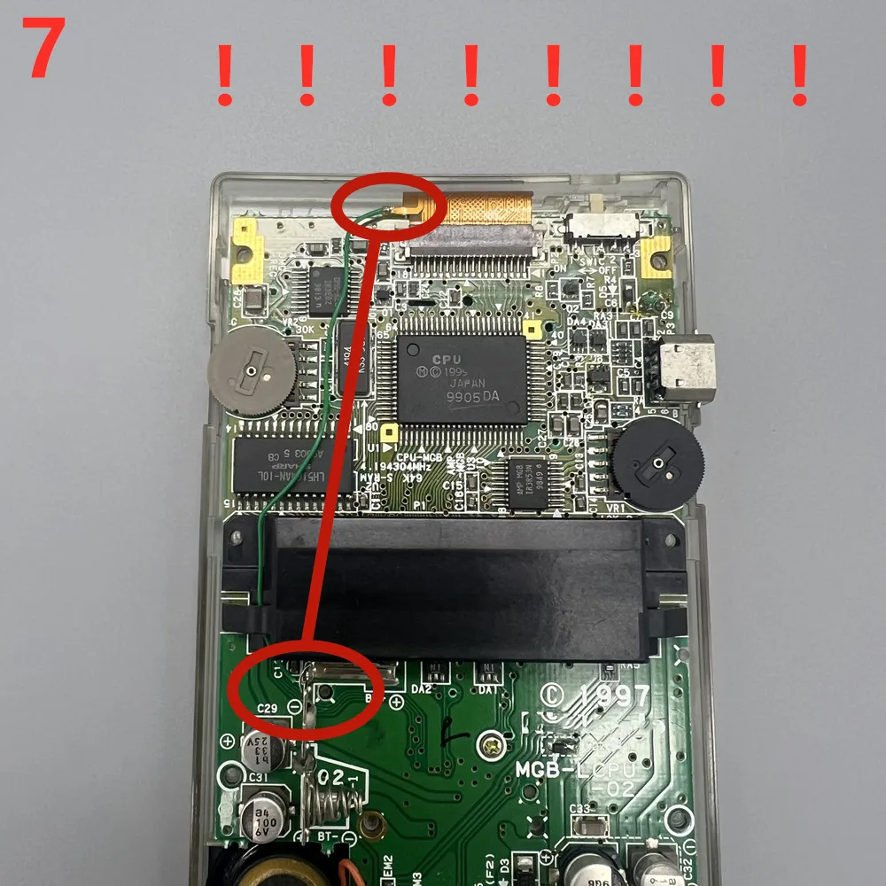 Новый ЖК-экран GBP. Легко устанавливаемый оригинальный IPS-экран высокой яркости размером 2,6 дюйма подходит для Nintendo Gameboy Pocket. (art.: 3920dcded0272) - 3920dcded0272