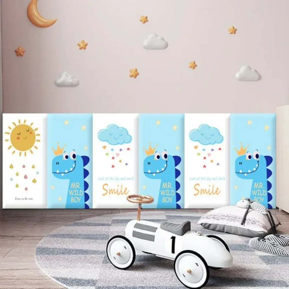 Радужные изголовья детская мягкая сумка с защитой от столкновений наклейки на