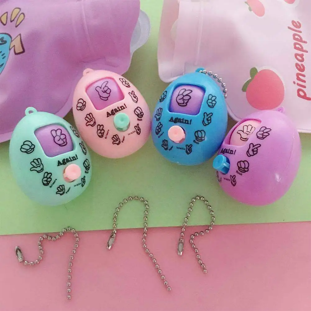 

1pc Rock-paper-scissors Chain Pendant Toys Party Toy Interactive Shower Baby Party Christmas Birthday Gift Kid Wedding V8u0